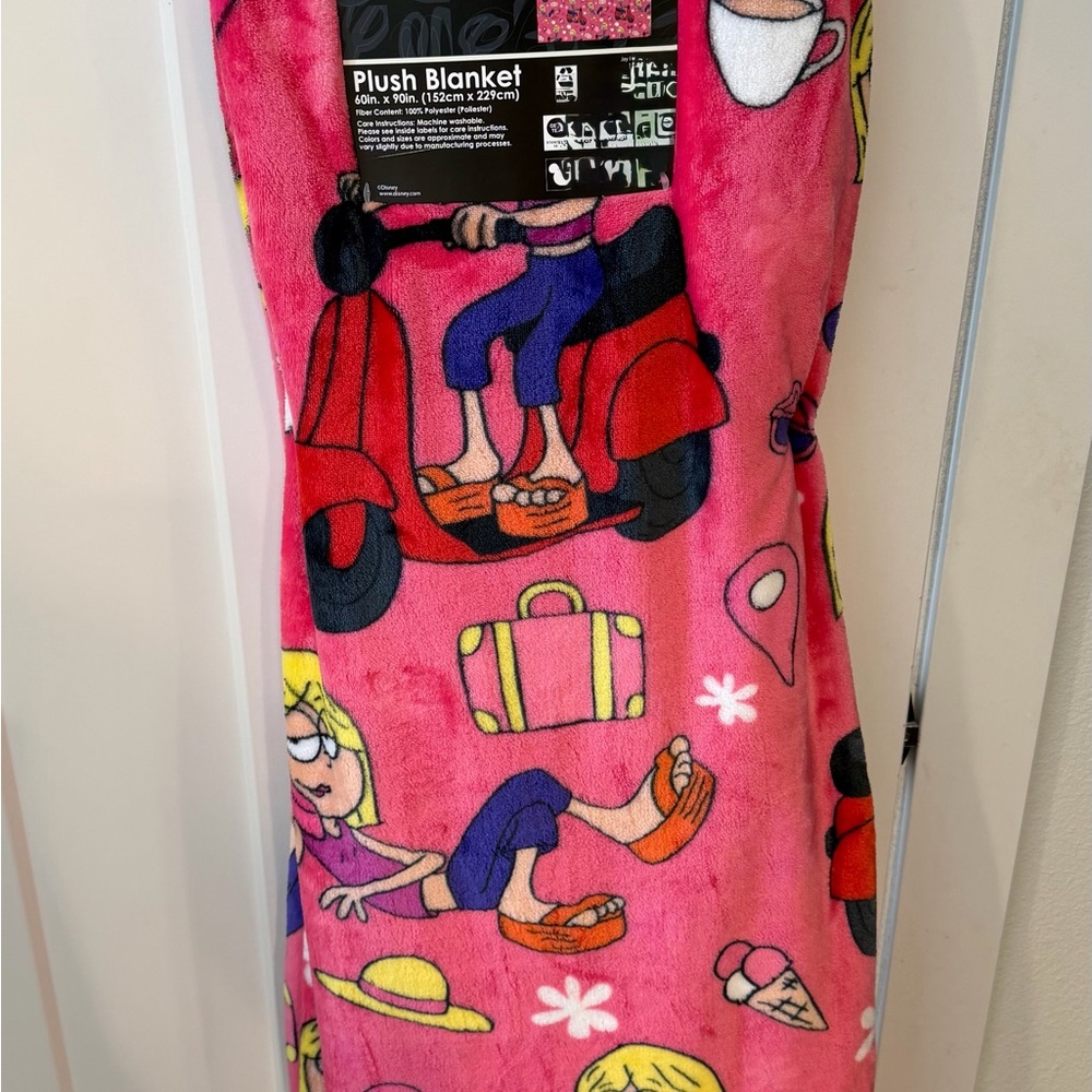 Lizzie McGuire  Twin Size Plush Blanket